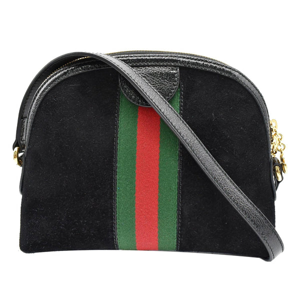 Gucci Ophidia GG Small Suede and Leather Shoulder Bag