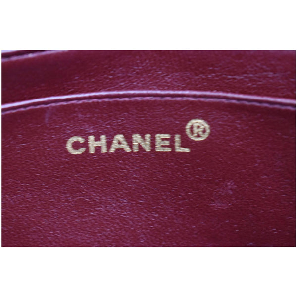 CHANEL Diana Flap Quilted Lambskin Leather Shoulder Bag Black