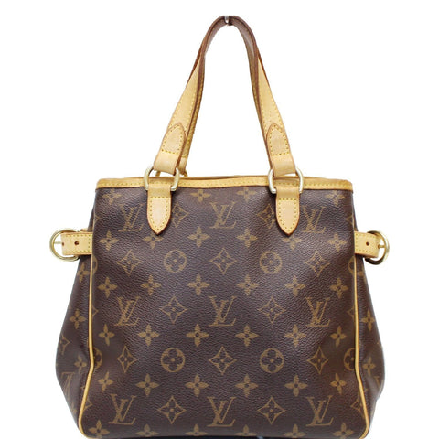 LOUIS VUITTON Batignolles Vertical Monogram Canvas Tote Bag Brown - 15% OFF