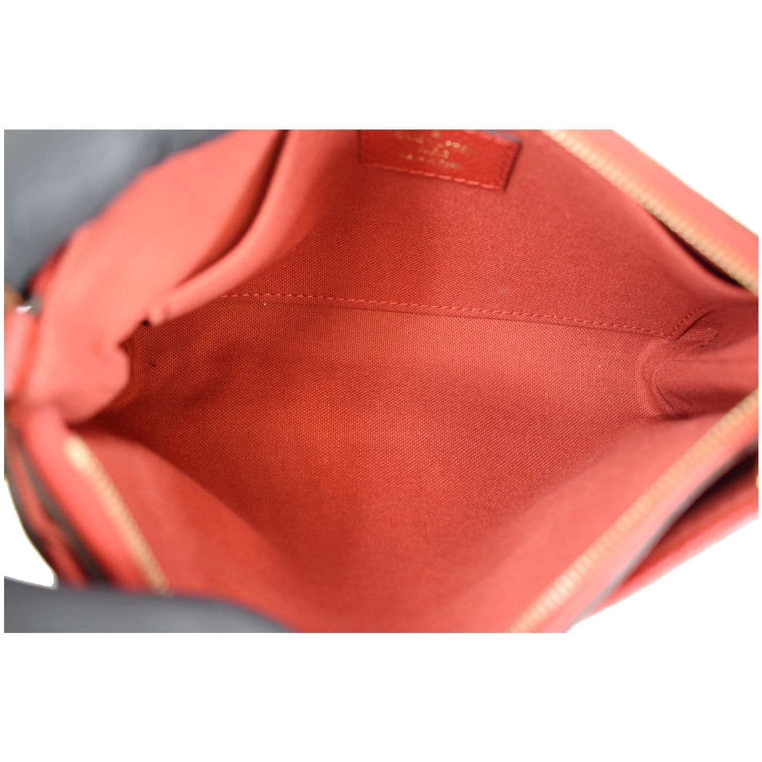 Louis Vuitton Pallas Clutch Monogram Red Canvas Shoulder Bag - MyDesignerly