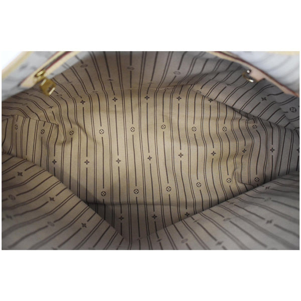 Louis Vuitton Delightful GM Monogram Canvas Satchel Bag - opened interior view