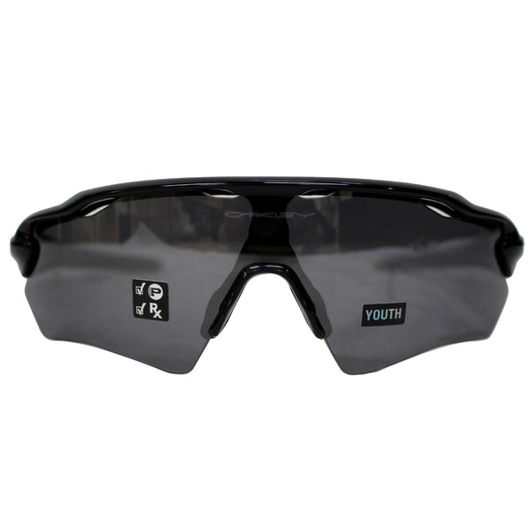 Oakley OJ9001-07 Youth Radar EV XS Path Sunglasses Black Iridium Polarized Lens