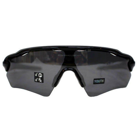 Oakley OJ9001-07 Youth Radar EV XS Path Sunglasses Black Iridium Polarized Lens