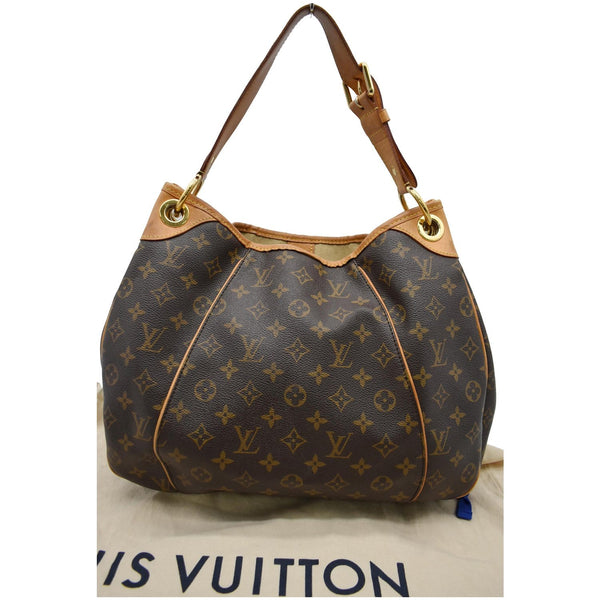 LOUIS VUITTON Galliera PM Monogram Canvas Shoulder Tote Bag Brown