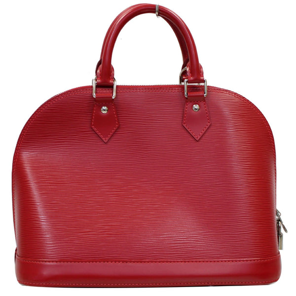 Louis Vuitton Alma PM Epi Leather Satchel Bag exterior