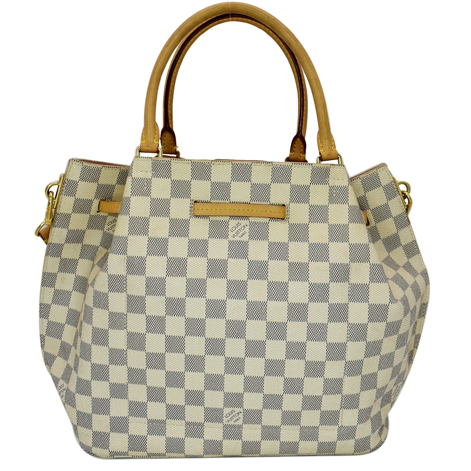 Louis Vuitton, Bags, Louis Vuitton Girolata Damier Azur Shoulder Bag  White