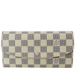 LOUIS VUITTON Sarah Damier Azur Wallet White
