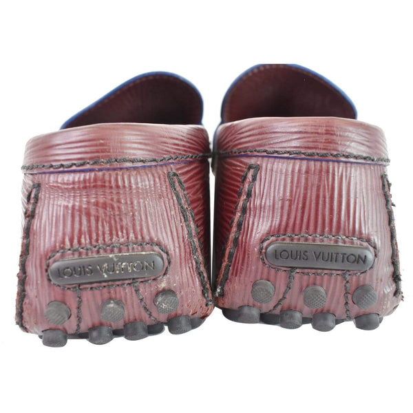 Louis Vuitton Hockenheim Moccasin Leather Loafers - backside view