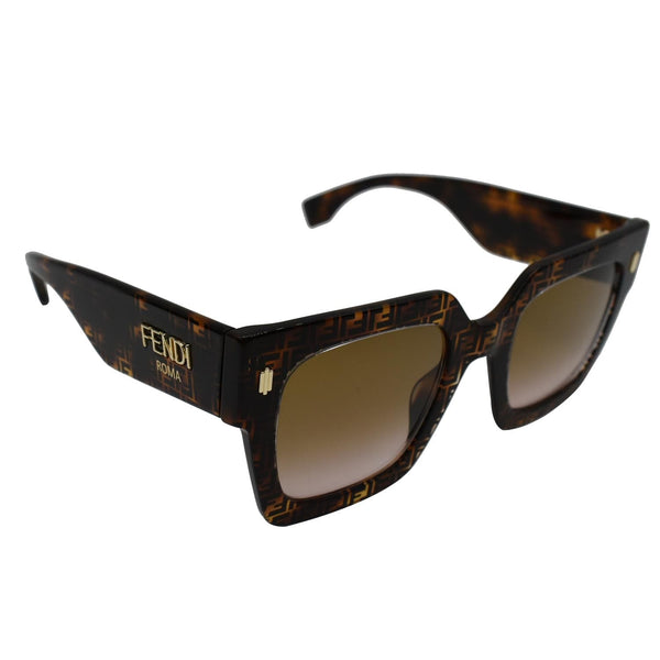 FENDI FF0457/G/S 2VMM2 Havana Sunglasses Brown Gradient Lens