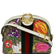GUCCI Ophidia Flora Small Supreme Canvas Shoulder Bag Beige 499621