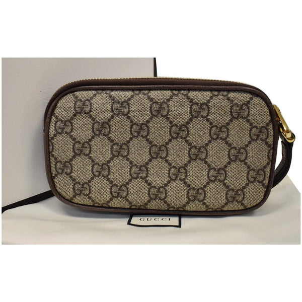 Gucci Ophidia GG Supreme Monogram Phone Case Wristlet - backside view