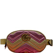 Gucci Marmont Matelasse Metallic Calfskin Leather Belt Bag
