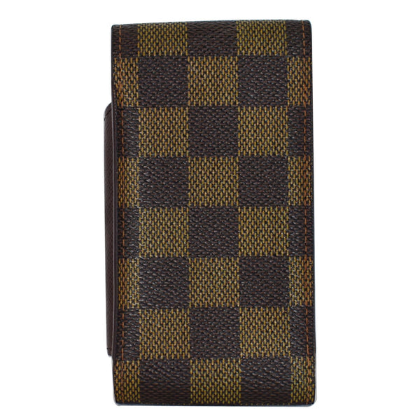 LOUIS VUITTON Damier Ebene Etui Cigarette Case Brown