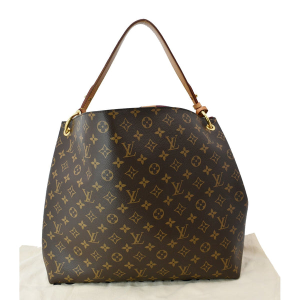 LOUIS VUITTON Graceful MM Monogram Canvas Shoulder Bag Brown