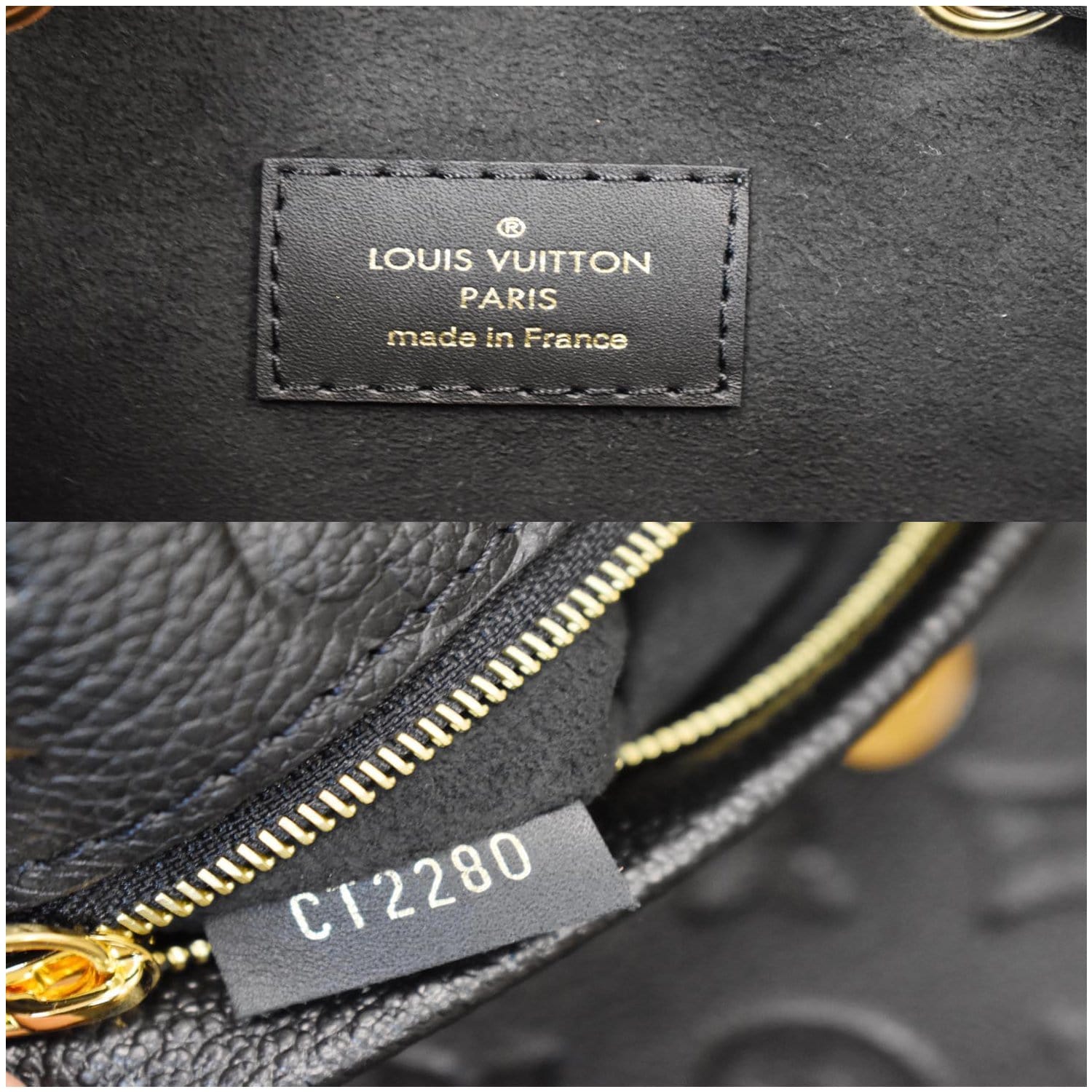 Louis Vuitton Black Empreinte Montsouris Backpack, myGemma