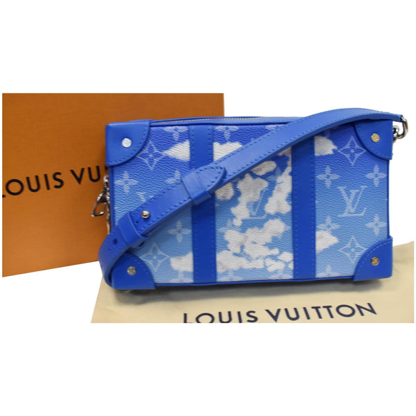 LOUIS VUITTON Soft Trunk Monogram Clouds Crossbody Bag Blue