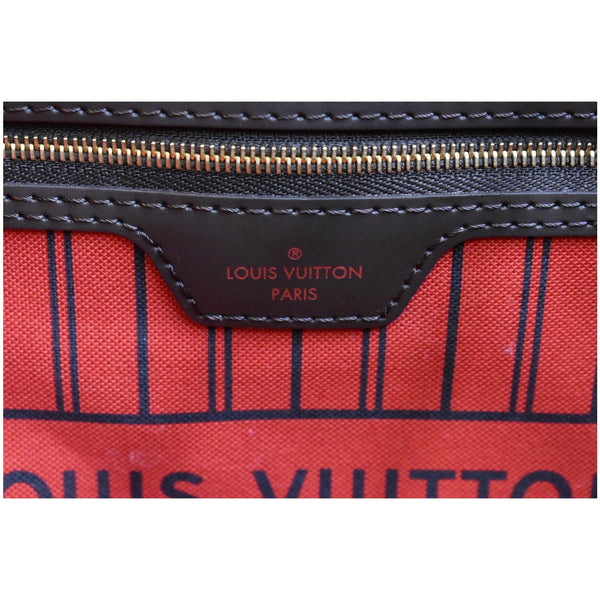 Louis Vuitton Neverfull GM Damier Ebene Tote Shoulder Bag