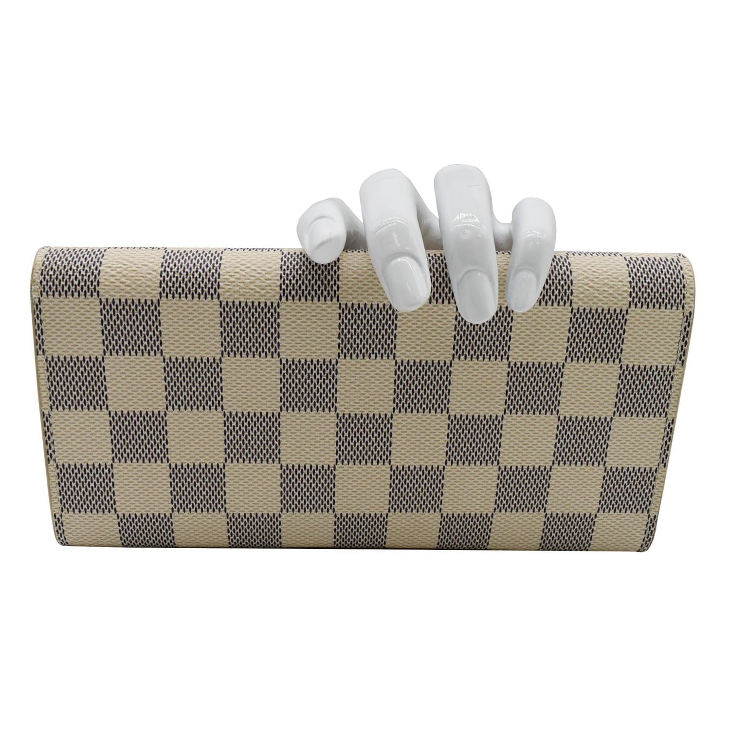 Emilie cloth wallet Louis Vuitton White in Cloth - 33384796