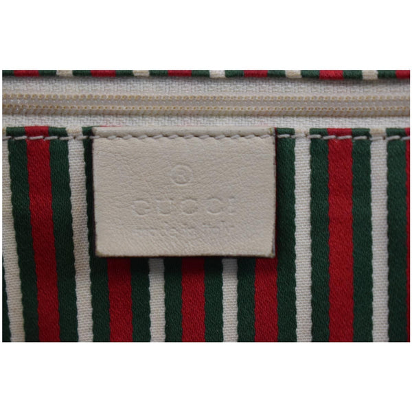 Gucci Large Britt GG Canvas Tote Bag Women | Beige - made in Itlay