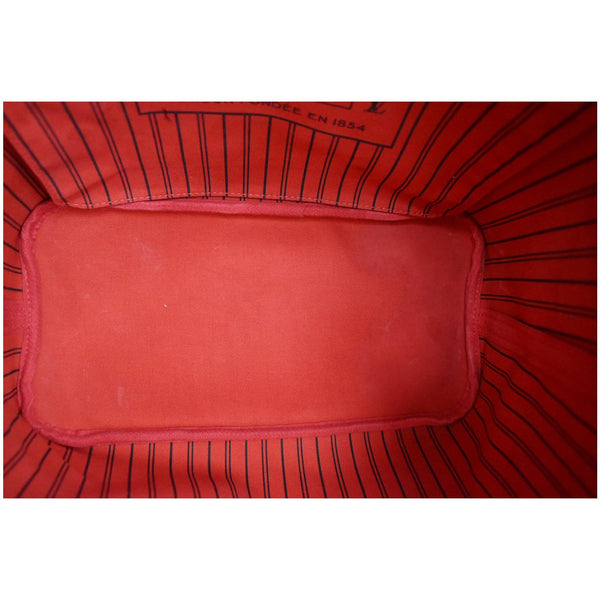 LOUIS VUITTON Neverfull MM Damier Ebene Tote Bag Brown