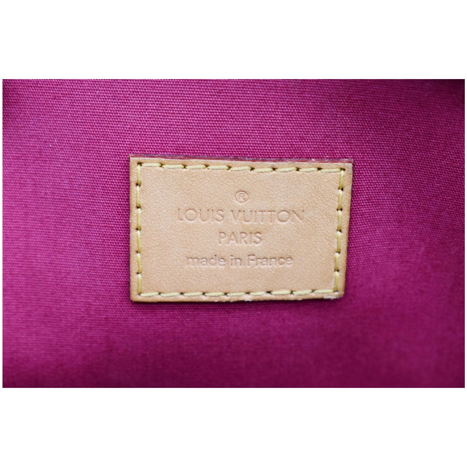 Purple Louis Vuitton Monogram Vernis Alma BB Satchel