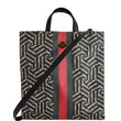 GUCCI Caleido Print Web Canvas Tote Bag Beige/Black 450950