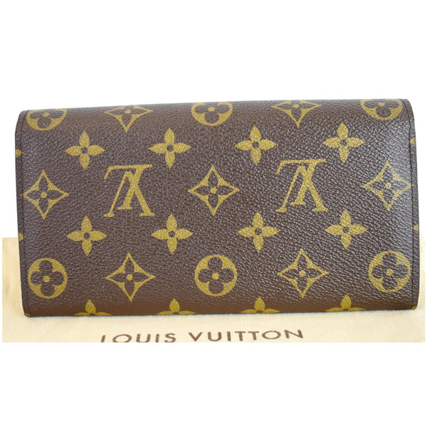 LOUIS VUITTON Monogram Canvas Sarah Wallet Brown