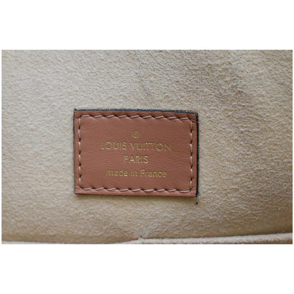LOUIS VUITTON Tuileries Monogram Canvas Shoulder Bag Sesame Peach Creme