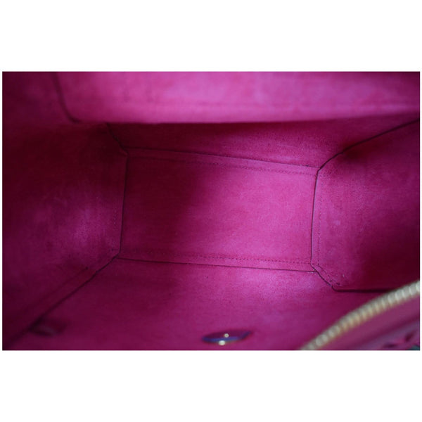 CELINE Nano Belt Grained Leather 2Way Shoulder Bag Pink