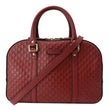 Gucci Microguccissima Small Leather Crossbody Bag Navy Red