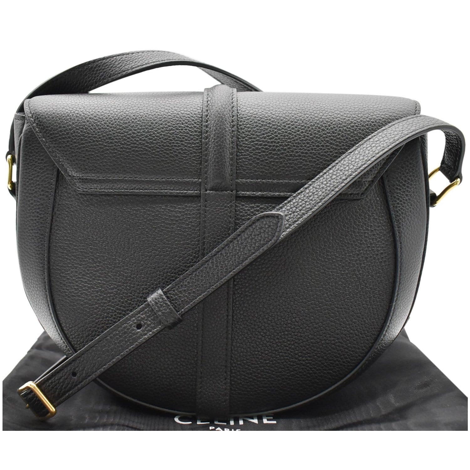 FWRD Renew Celine Small 16 Besace Shoulder Bag in Black