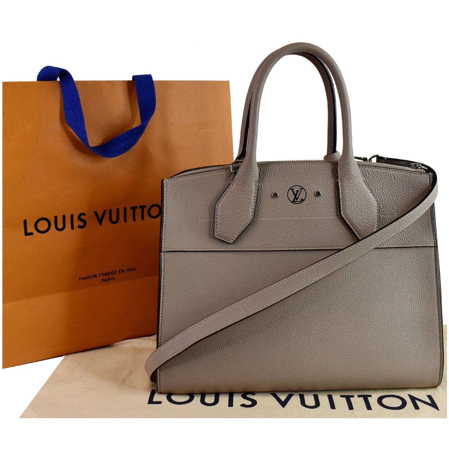 Louis Vuitton City Steamer Mm in Gray