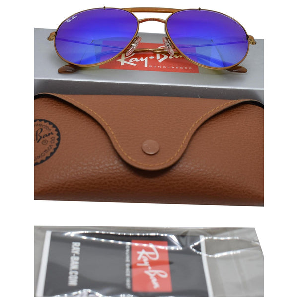 Ray-Ban RB3540 198/8B 56 Unisex Sunglasses Blue Flash Gradient Lens