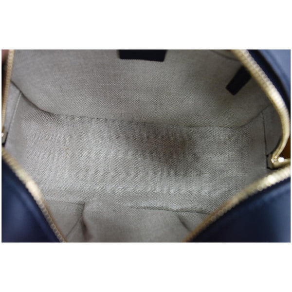 GUCCI Microguccissima Small Leather Crossbody Bag Blue 510289