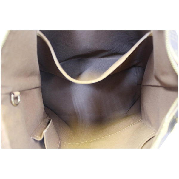 Louis Vuitton Palermo GM - Lv Monogram Tote Shoulder Bag - inside view