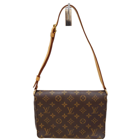 LOUIS VUITTON Musette Tango Monogram Canvas Short Strap Shoulder Bag Brown