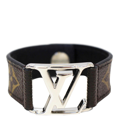 LOUIS VUITTON Hockenheim Monogram Canvas Bracelet 19