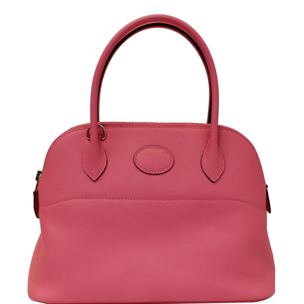 Hermes Bolide 27 Swift Calfskin Shoulder Bag Rose Azalee Pink
