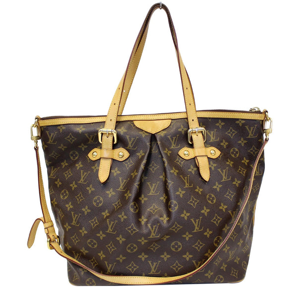 LOUIS VUITTON Palermo GM Monogram Canvas Tote Shoulder Bag Brown-US