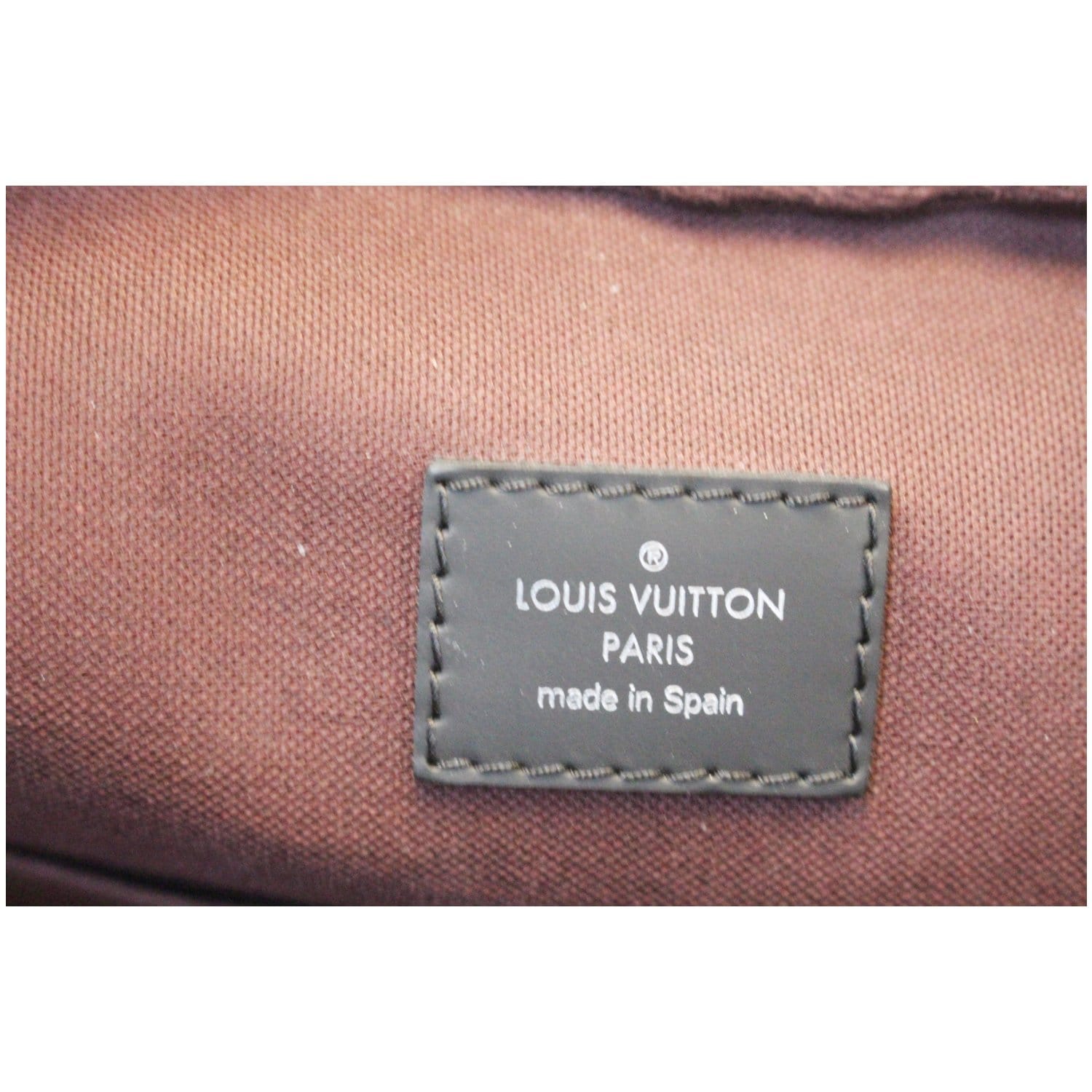 Authentic Louis Vuitton Monogram Porte Documents Senateur M53335 Briefcase  J7063