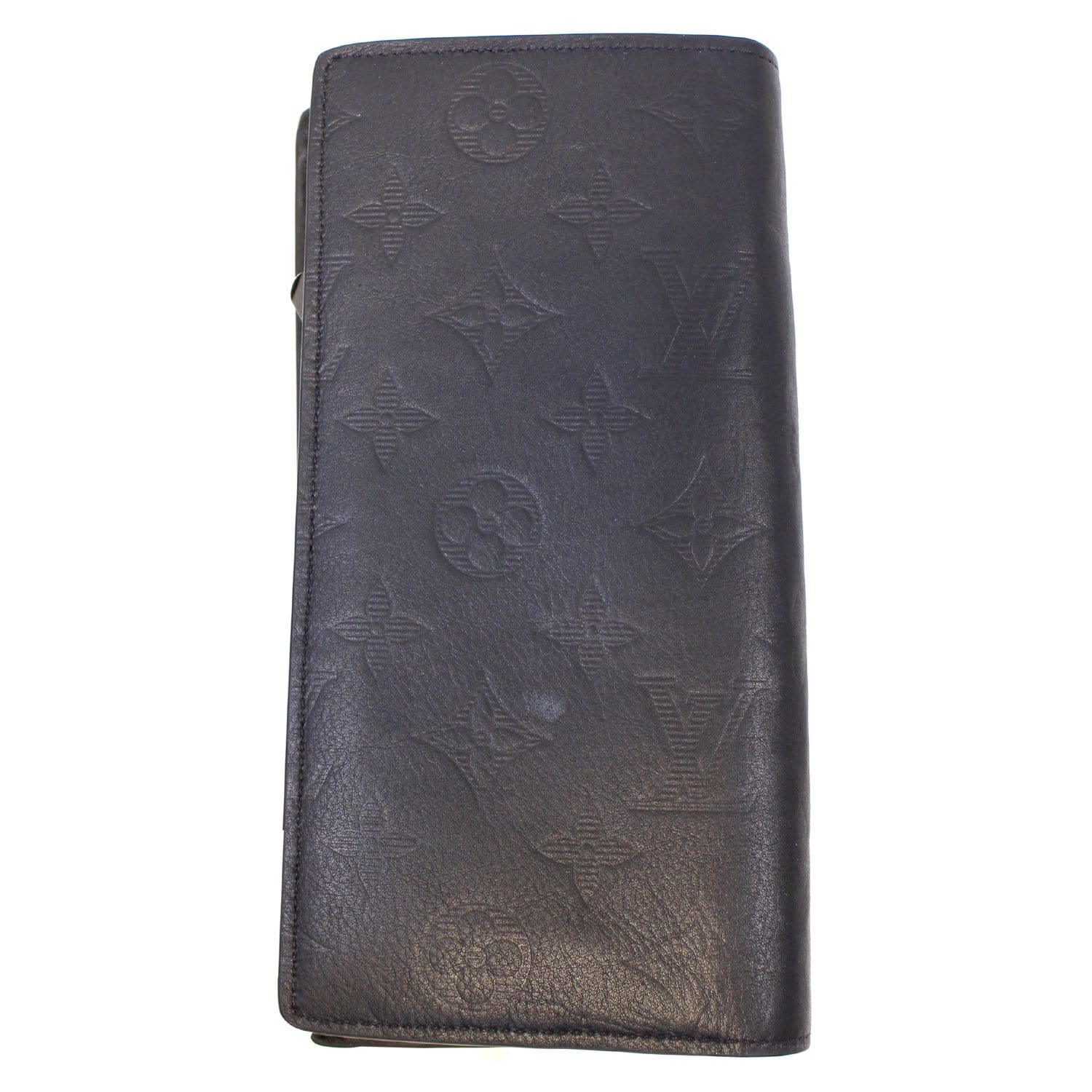 Louis Vuitton Brazza Wallet, Navy, One Size