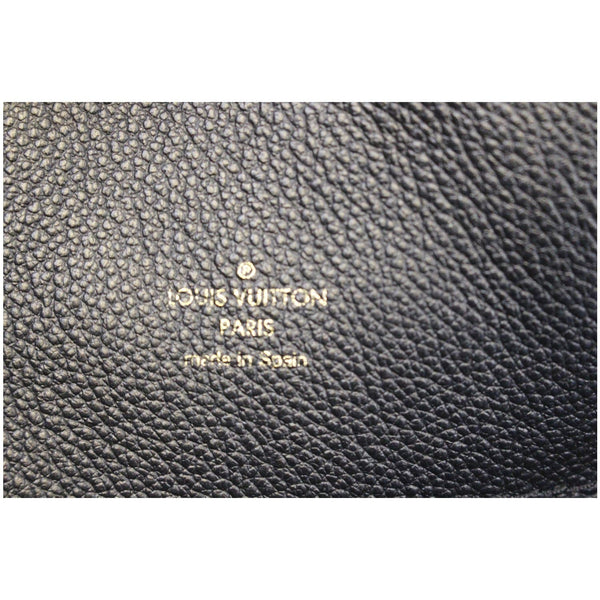 LOUIS VUITTON Bagatelle Monogram Empreinte Leather Shoulder Bag Black-US