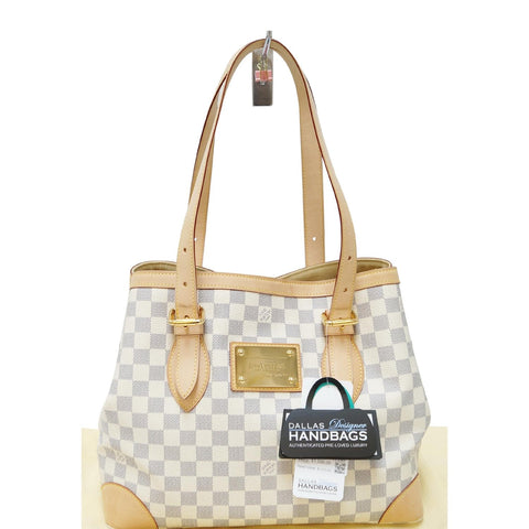 Louis Vuitton Hampstead MM Damier Azur Shoulder Bag