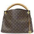 LOUIS VUITTON Artsy MM Monogram Canvas Shoulder Bag Brown