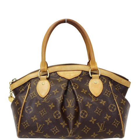 LOUIS VUITTON Tivoli PM Monogram Canvas Shoulder Handbag Brown