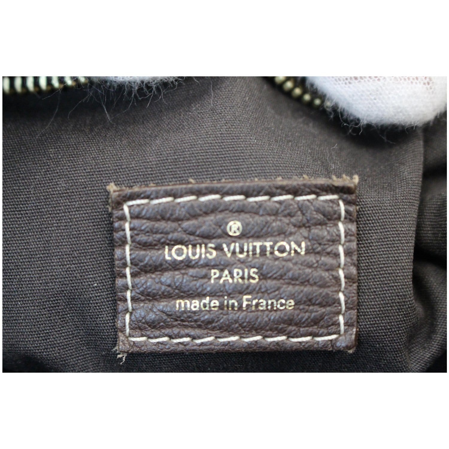 Louis Vuitton Handtasche Manon MM Mini Lin Fusain