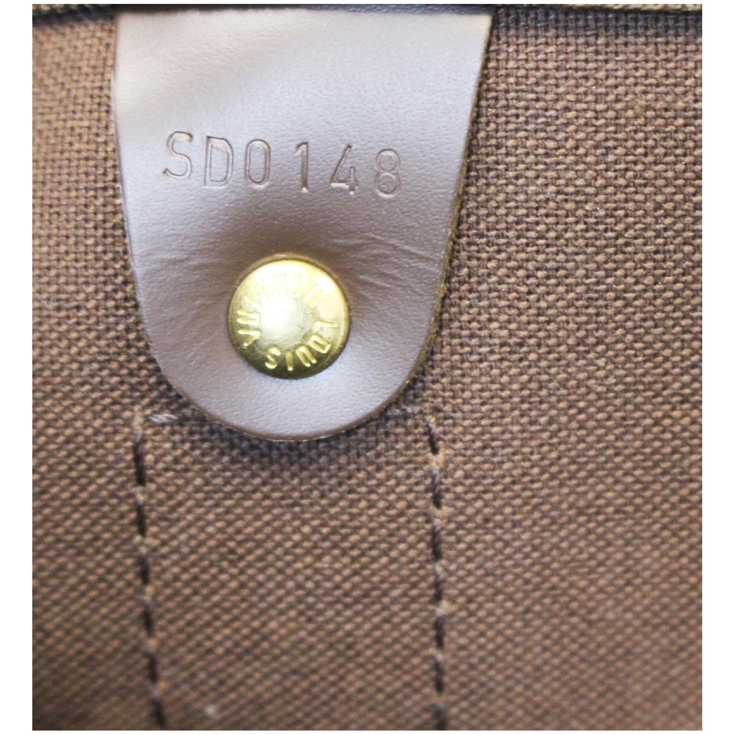 Louis Vuitton Keepall Bandouliere Damier Ebene 45 Brown - US