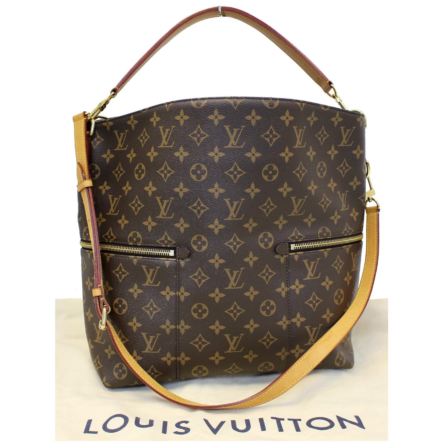 Louis Vuitton Monogram Melie w/Strap - Brown Shoulder Bags