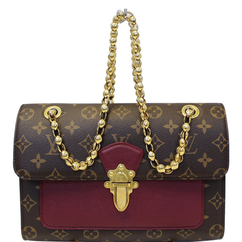 LOUIS VUITTON Victoire Monogram Canvas Shoulder Crossbody Bag Brown - 25% OFF