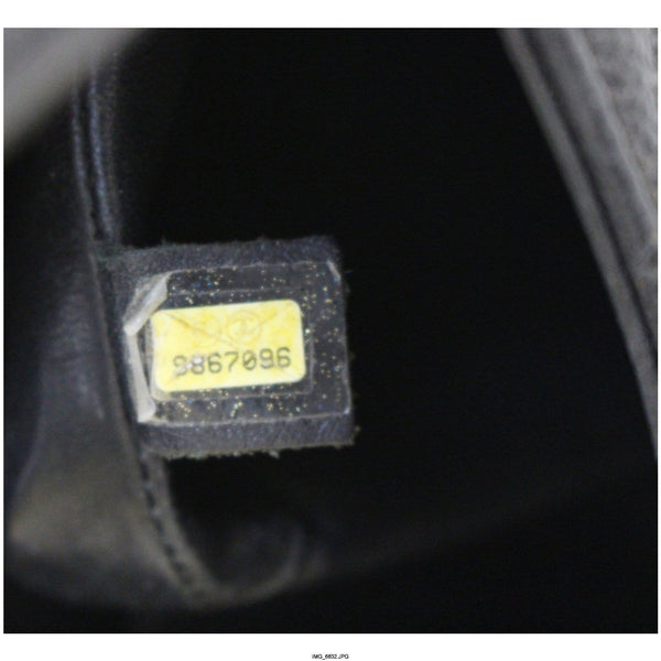 CHANEL Medallion Quilted Caviar Leather Tote Bag Black-US